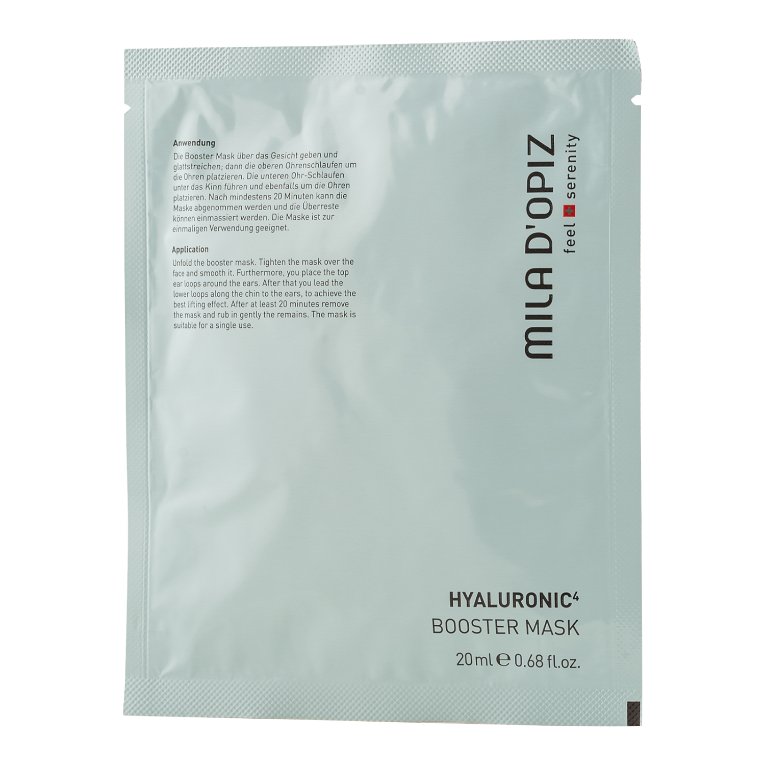 Hyaluronic⁴ Booster Mask